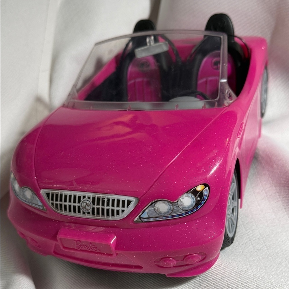 Barbie Mattel Pink Glam Convertible Car 2013